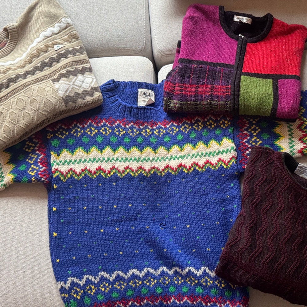 Wool sweater bundle